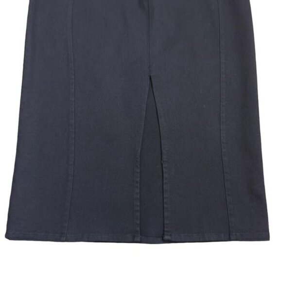 Dolce & Gabbana Black Stretch Midi Scoop Neck Sleeveless Sheath Dress 24/38 - Picture 9 of 12